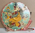 Vintage 1950s-60s Marx Acroball Clown Bagatelle Pinball Game w/ Balls & Stand