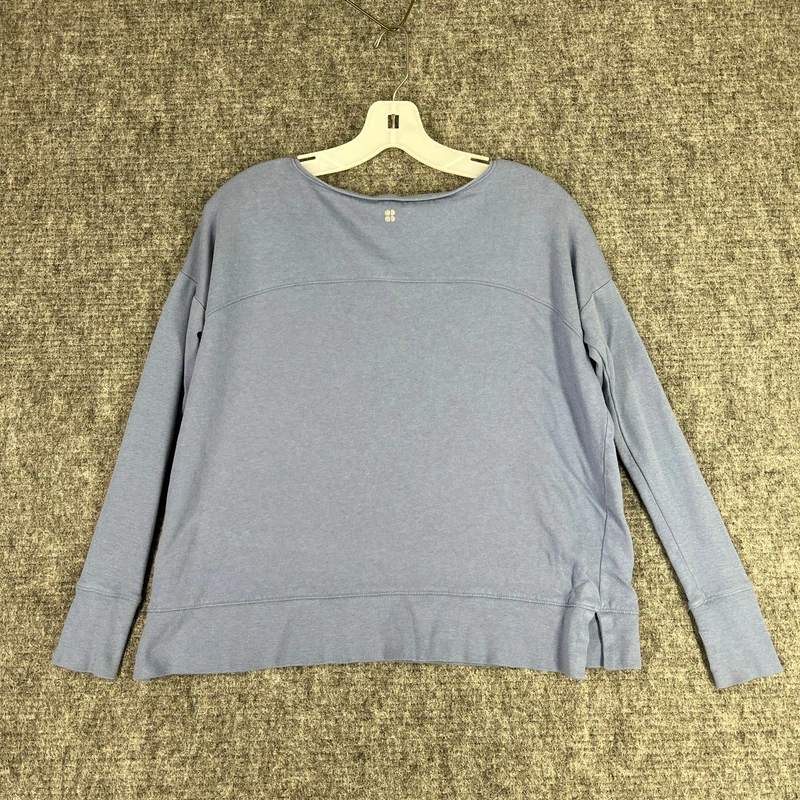 sweaty-betty relaxed thumbhole slit yoga gym studio sweatshirt