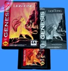 TESTED Sega GENESIS Game Disney THE LION KING in Case with Manual and New Cover