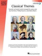 Classical Themes Level 5 Piano Solo Sheet Music Hal Leonard Student Book Audio