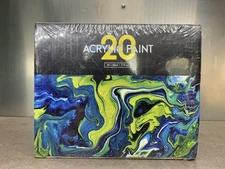 Magicfly Acrylic Paint Set (2fl oz/60ml), 20 Colours Outdoor Acrylic Paint