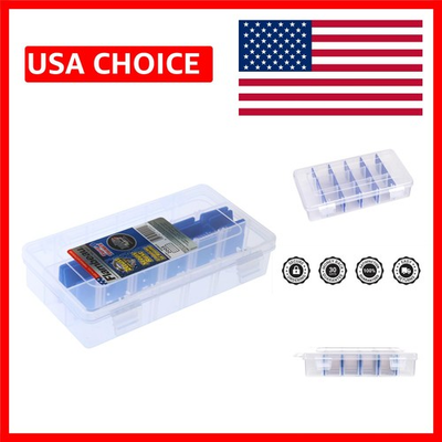 #ad Zerust Protected 2003 Tuff Tainer Fishing Box Customizable 18 Compartment Tray $9.89