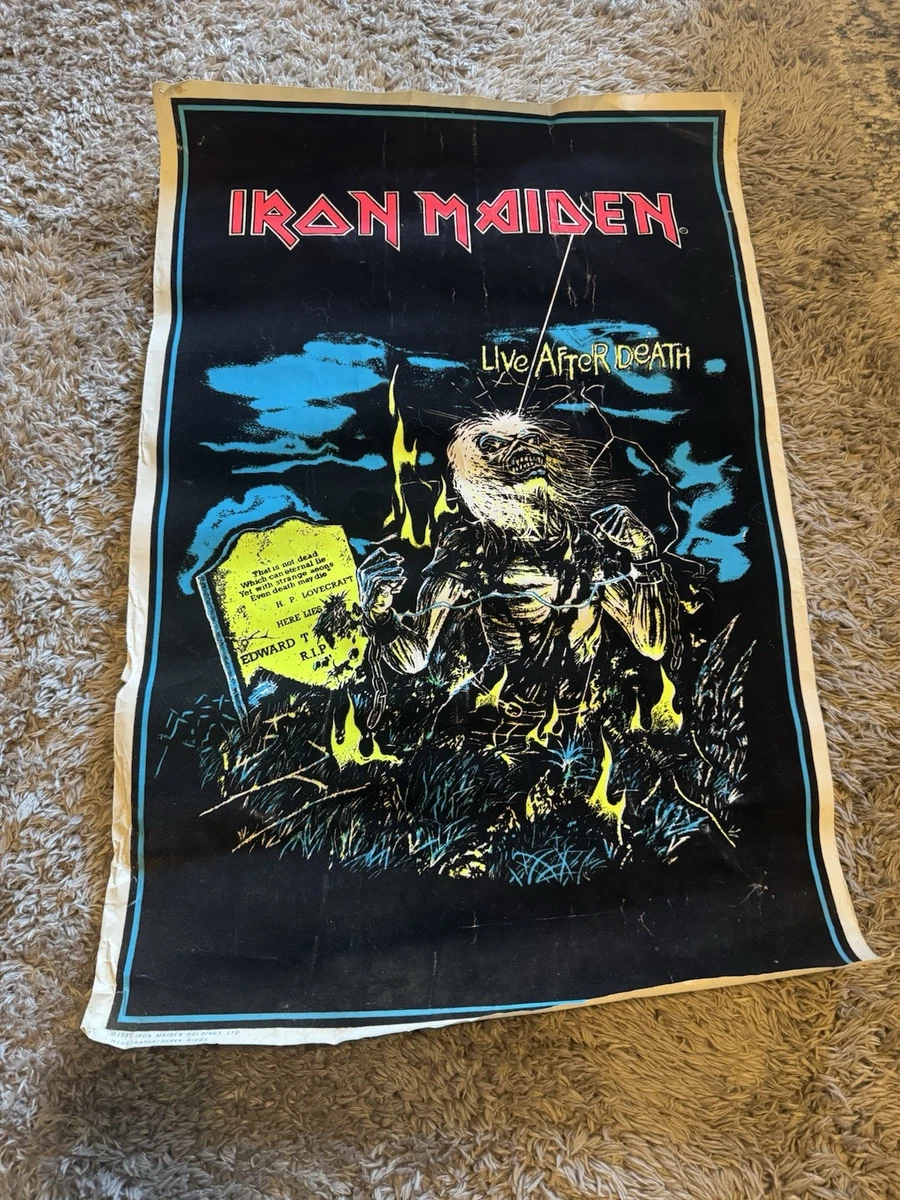 Preços baixos em Cartazes originais de Iron Maiden | eBay