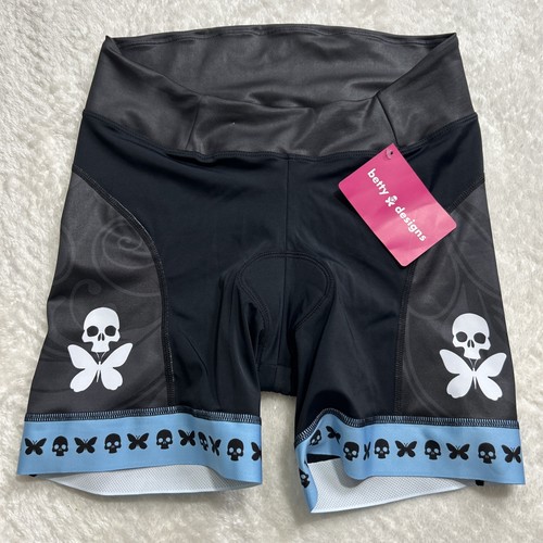 BETTY DESIGNS leicht gepolsterte Radhose 6" schwarz leicht Größe Large