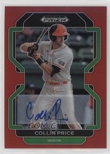 2022 Panini Prizm Draft Picks Red 16/50 Collin Price #PDP193 Auto 1my2