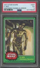 1977 Topps Star Wars C-3PO #207 Anthony Danie...