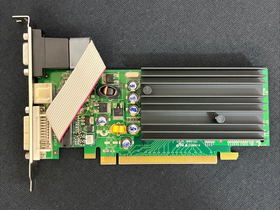 Vintage NVIDIA GeForce 7100GS 128MB TC V/D/VO Video/Graphics Card DVI/VGA/S-Vid - Image 2 of 4