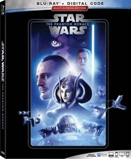 Star Wars: Episode I - The Phantom Menace (Blu-ray + Digital) New