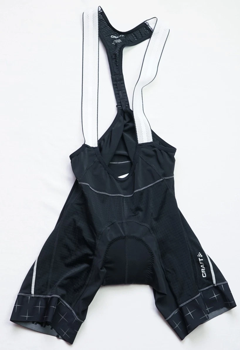 Craft Reflective Glow Bib Shorts womens Bibs Padded Chamois size L Large 1904973