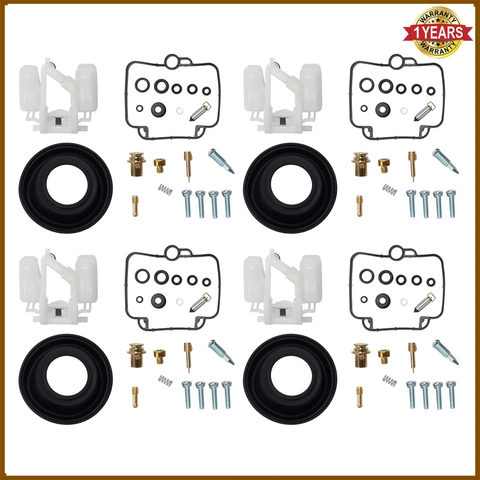 4x For Suzuki Katana 750 GSX750F 1989-1997 Carburetor Repair Kit diaphragm Float - Image 3 of 4