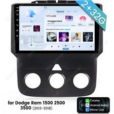 9'' For 2013-2018 Dodge Ram 1500 2500 3500 Android Car Stereo Radio GPS CarPlay