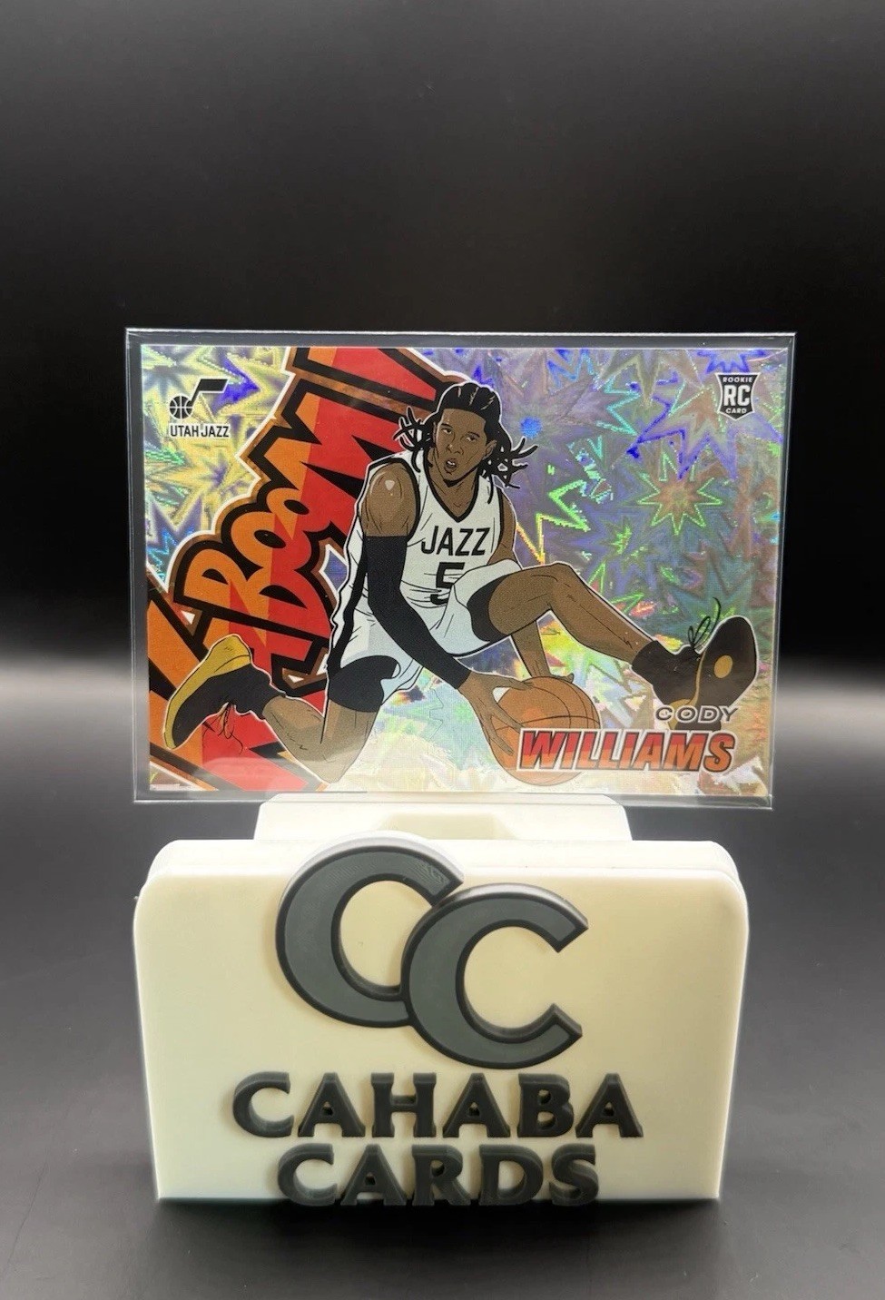 2024-25 Panini Revolution - Cody Williams Horizontal KABOOM! CASE HIT #24 Rookie