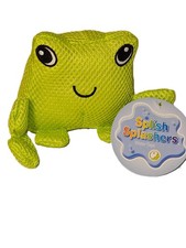 Splish Splashers Plush Pals Frog Mini Water Animal Scrub Bath Toy Age 0 