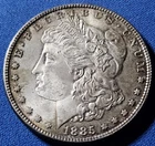 1885 Morgan Silver Dollar $1 Coin - Choice BU! Nice Coin!!!!