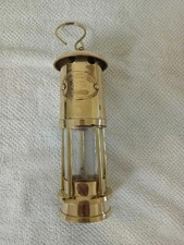Lampe 6 pouces en laiton nautique style ancien verre blanc - lampe de mineur ...