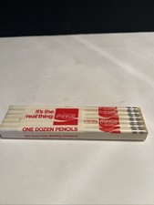 New In Pkg Coca Cola Pencils Package of 12 It’s The real thing 1970s