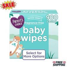 Fragrance Free Baby Wipes 900 Count Hypoallergenic Sensitive Skin Aloe Extract