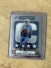 Amon-Ra St. Brown 2024 Panini Donruss Optic Captain in Charge #5 Detroit Lions