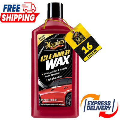 Meguiar's Cleaner Wax - Liquid Car Wax, Cleans, Polishes and Protects Your Vehic