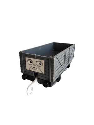 2002 Thomas Trackmaster Sad Face Troublesome Truck Train Tender Cargo Car