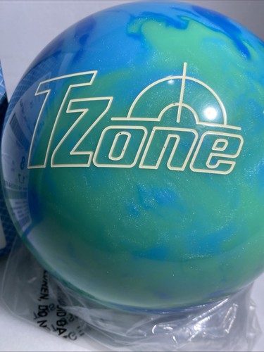 Brunswick TZone Caribbean Blue 8 lb Bowling Ball Undrilled - 第 4/17 張圖片