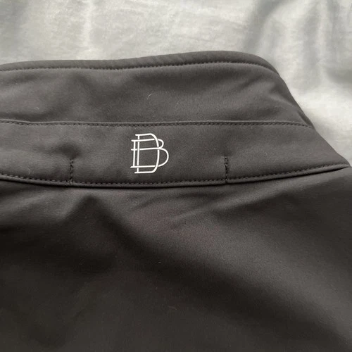B Draddy Sport Men's Black  Softshell Full Zip Vest Zipped Pockets L Golf image 5