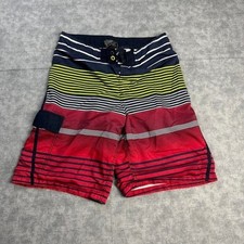 OP Board Shorts Striped Size S 28-30
