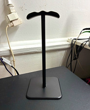 Black Desktop Headphone Stand Holder - Universal Compatible Headphone Stand