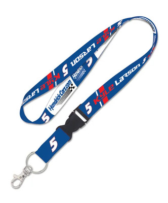 NASCAR Kyle Larson #5 Lanyard Key Strap (1'' x 21'') w/Detachable Buckle