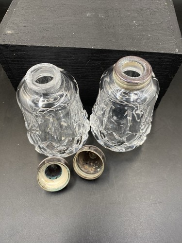 WATERFORD CRYSTAL LISMORE SALT AND PEPPER SHAKERS - Picture 6 of 10