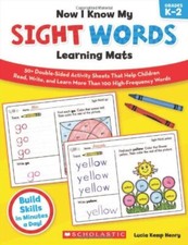 Now I Know My Sight Words Learning Mats: 50 Double-Sided Activity Sheets Tha...