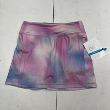 Athleta Girl Pink Tie Dye Goal Getter Athletic Skort Youth Girls Small