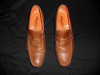 Santoni Tan Leather Men\'s Slip-Ons Santoni - Tan Leather Tassel Slip-On Loafer – Robert Old & Co main image 3