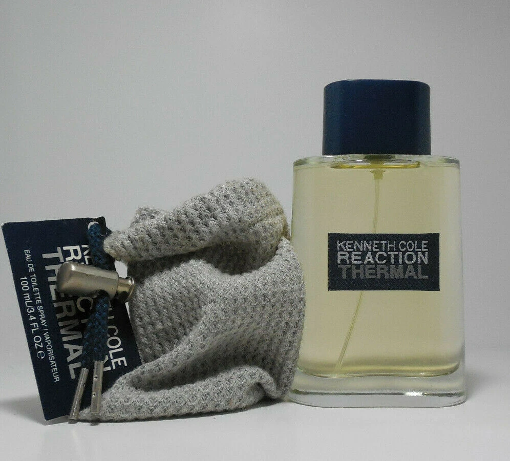 Reaction Thermal Kenneth Cole Men 3.4 oz Eau de Toilette Spray vintage