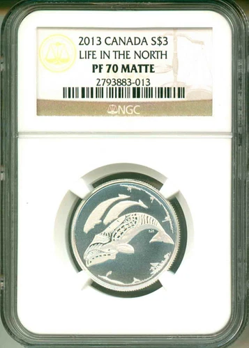 2013 Canada S$3 Life In The North NGC PF70 Matte