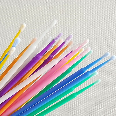 100 Pcs Dental Bendable Micro Applicator Brush Regular,Fine,Ultrafine