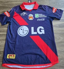 Atletica Monarcas Morelia 08/09 Away Soccer Jersey Men's Size Small Rare