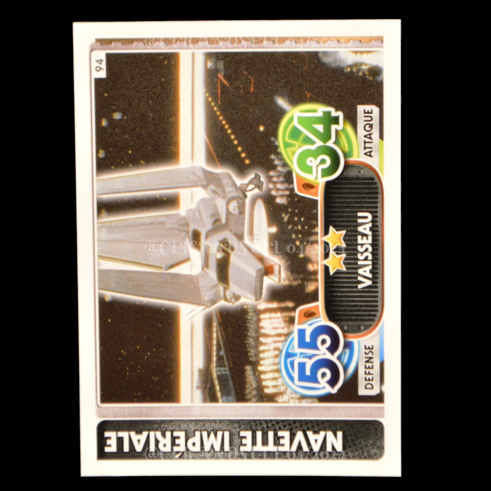 carte topps STAR WARS Force Attax Navette Impériale : 94 - Photo 1/1