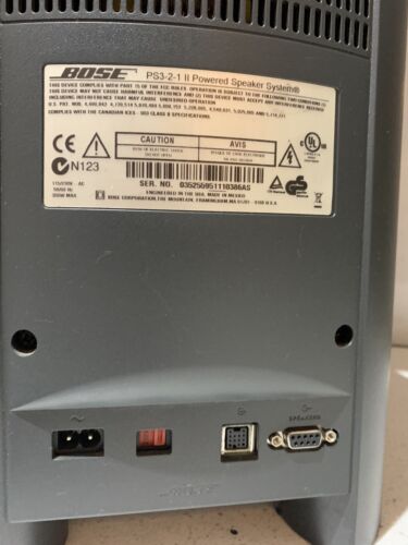 Bose Model PS3-2-1 ii Series II Active Subwoofer AV Media Center Series # - Picture 4 of 5