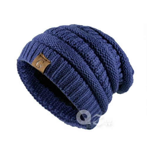 Women's Men Knit Slouchy Baggy Beanie Oversize Winter Hat Ski Fleece Slouchy Cap - Picture 13 of 29