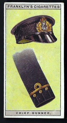 FRANKLYN DAVEY - MARINE KLEID & ABZEICHEN - #30 CHIEF GUNNER
