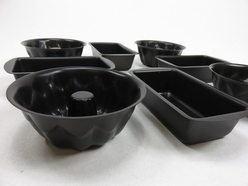 Mini Loaf Pans (4)Bread & (4)Bundt Cake Non Stick Set of 8 CC1F2306 - Picture 2 of 4