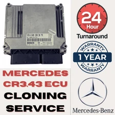 Mercedes Benz CR3.43 ECU Cloning Service Engine Computer Mail-in ECM Plug & Play
