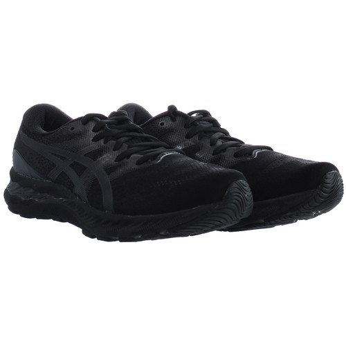 Asics Gel-Nimbus 23 Mens Black Running Trainers - Picture 2 of 5