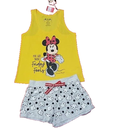 PRIMARK DISNEY MINNIE MOUSE CAMI VEST SHORT PYJAMA SET PJS