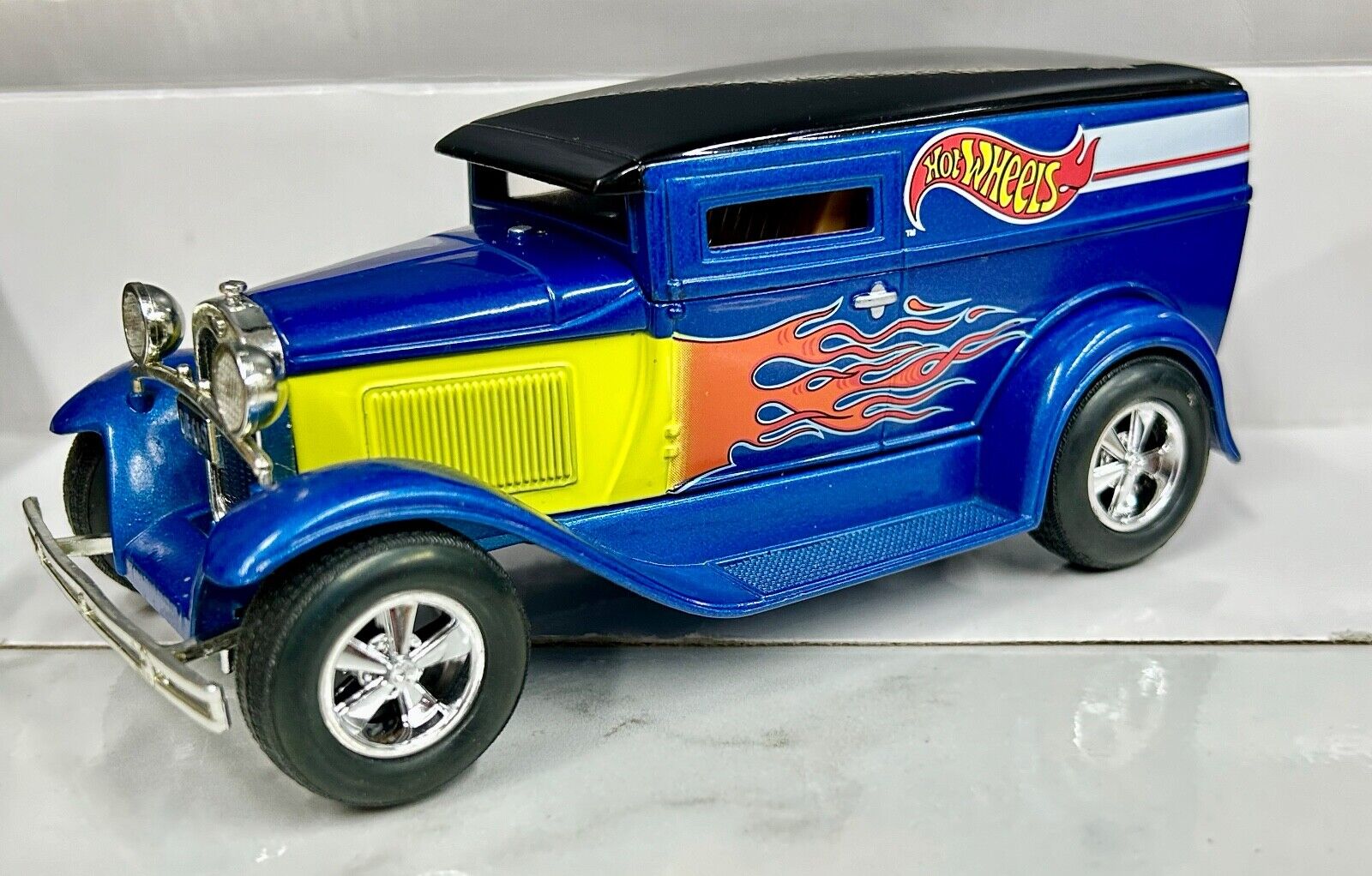 Vintage Liberty Classics Hot Wheels Blue Chopped Top Ford Model A Diecast Bank