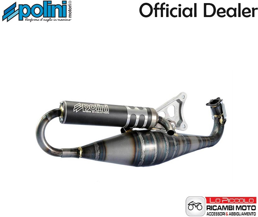 Exhaust Muffler Polini Big Evolution 70Cc Malaguti F 15