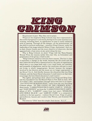 King Crimson: 