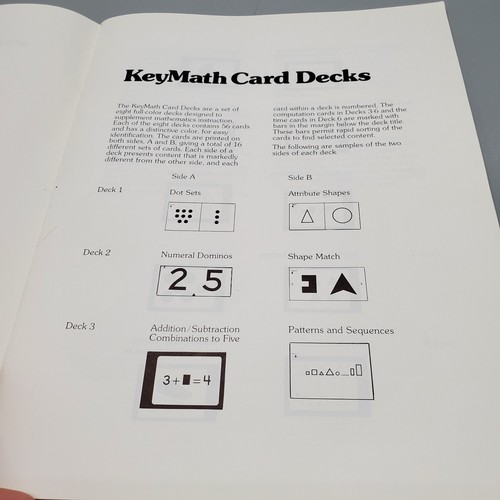 Vintage KeyMath Card Decks 1980 American Guidance Service AGS Education - Picture 10 of 18
