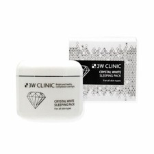 3W CLINIC Crystal White Sleeping Pack 100ml K-Beauty Brand New